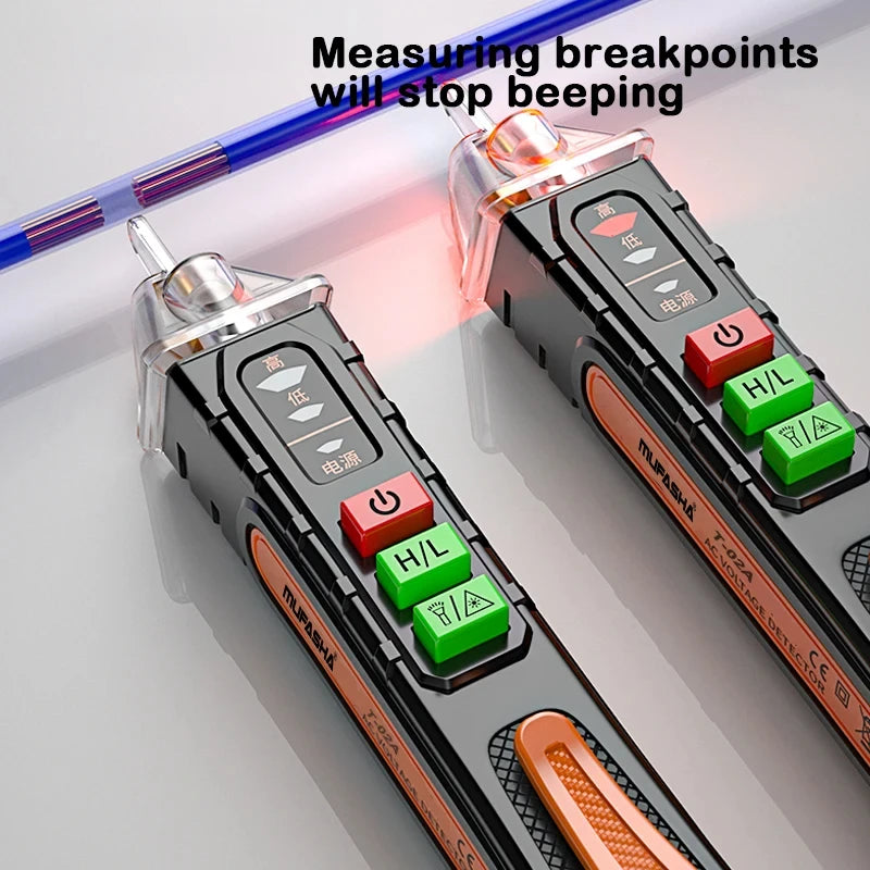 Non-Contact Voltage Detector Electrical 12-1000V Pen AC Voltage Tester Smart Breakpoint Finder