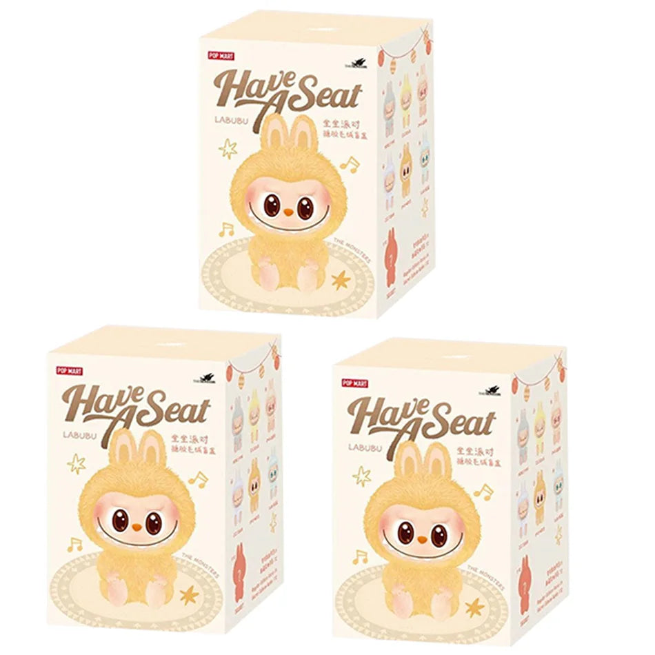 NICE  Macaron 2nd Generation Monster Labu Sitting PVC Labu Doll Series Surprise Holiday Gift