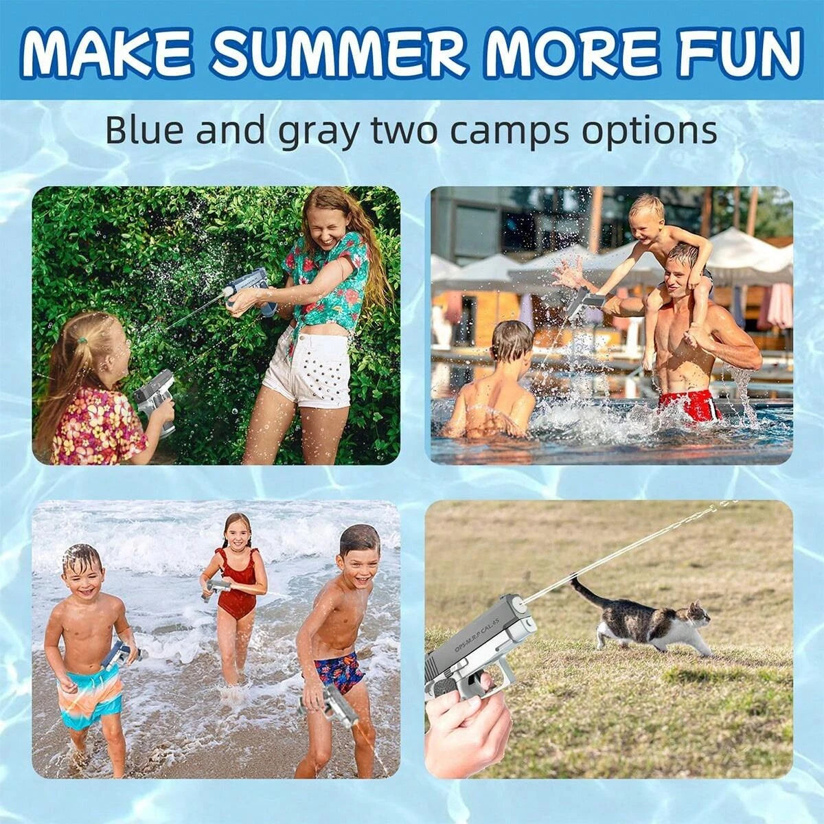 M1911 Water Guns Pistol Toy Squirt Guns for children Summer Pool Beach Shooting Games Outdoor Toys, Water Blaster Pistol for Kids Adult