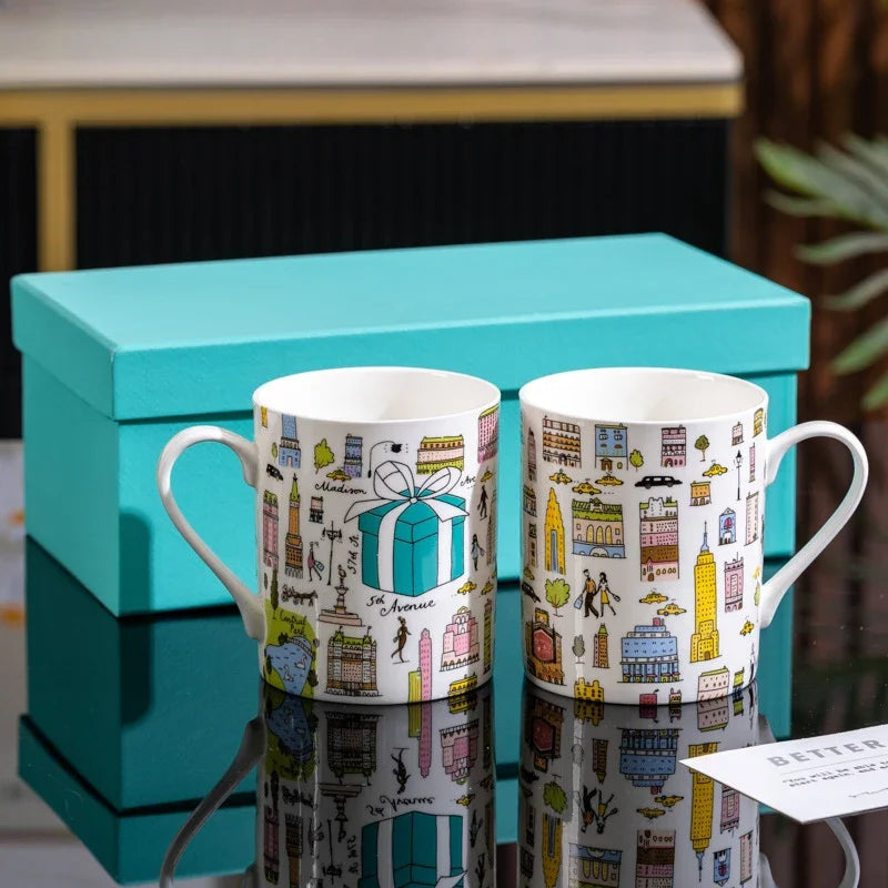 2025 New Famous Luxury Designer Teacup, Makeup Cup, Cute Style Coffee Cup, Large Capacity Exquisite Ornament