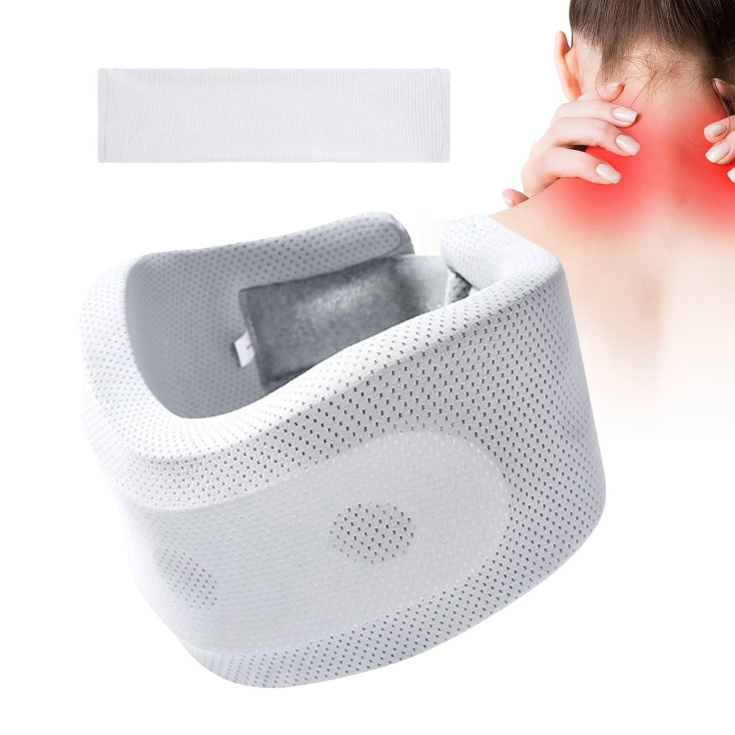 Travel Neck Braces Soft Neck supports corrector Relieves Spine Pressure Neck Brace for Home School Office sleep