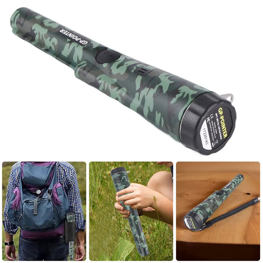 Metal Gold Detector Tester GP-Pointer IP66 Waterproof Portable Treasure Finder 360°Scanning for Coin Gold for Treasure Hunting
