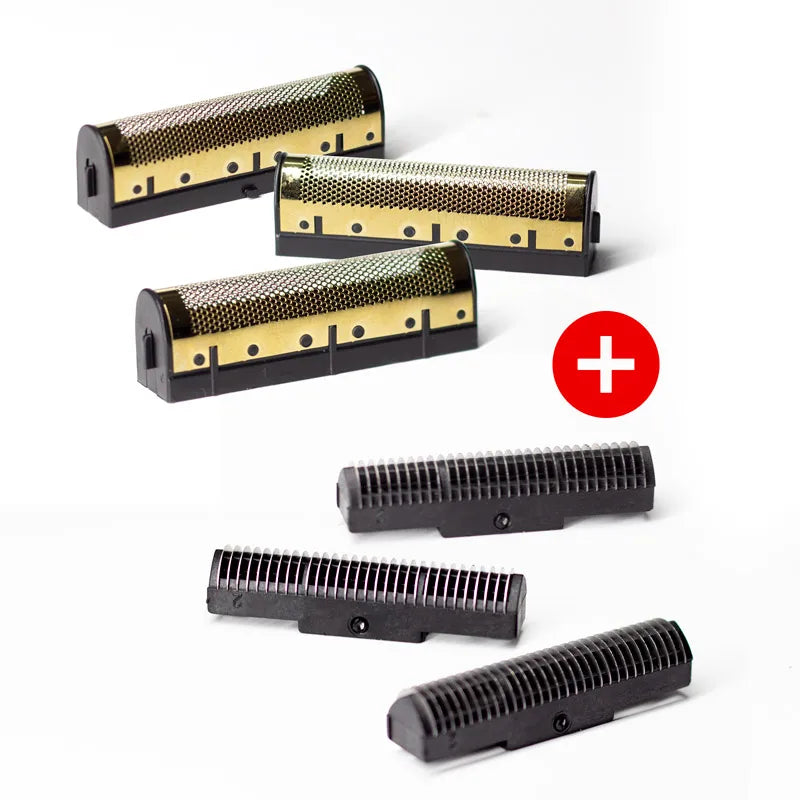Original Replacement Blade Net Set for 3-Blade Shave System for KULILANG R11 Hatteker Men's Electric Razor Shaver Accessories