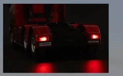 HUINA 1501 770S Scania Alloy Tractor 19CH RC Truck 1/18 2.4G remote control Engineering Trailer Truck with Light and Sound Toys