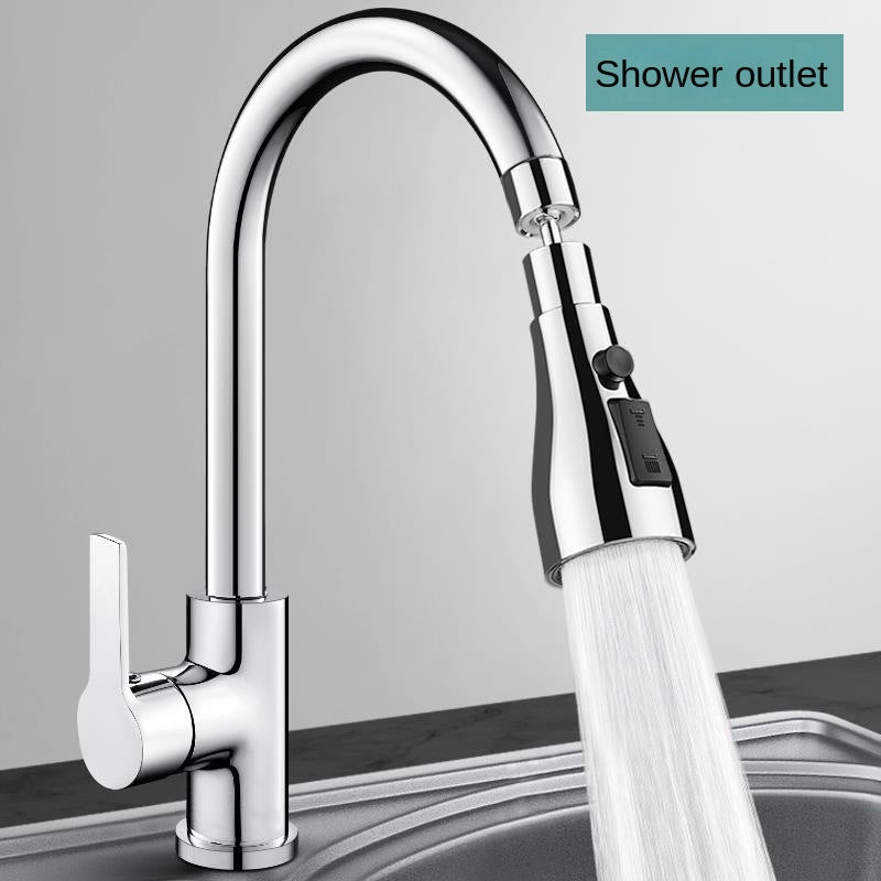 Kitchen Faucet Scrape Wash Anti-splash Faucet 360 ° Rotating Bubblers Lengthening Extender Home Kitchen and Bath Shower