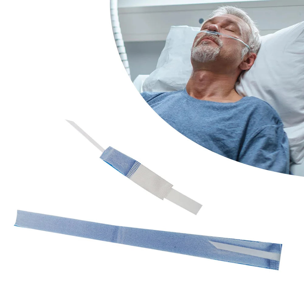 Neck Support Medical Tracheotomy Catheter Fixation Strap Tracheal Fixation Strap Ultra-soft Tracheostomy Intubation Strap Holder