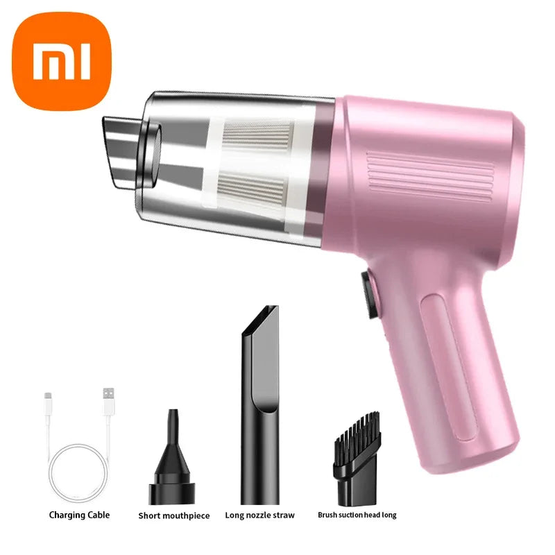 Xiaomi Portable Wireless Car Vacuum Cleaner Multifunctional Mini High-power Suction and Blowing Integrated Cleaning Appliance ﻿