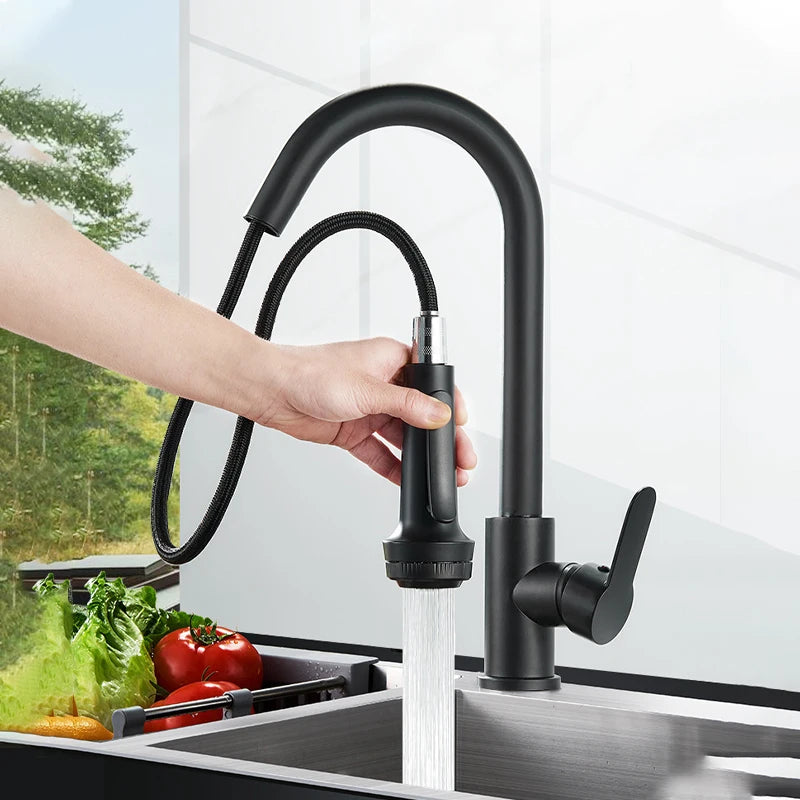 White With Dot Bathroom Kitchen Faucet Contemporary Faucet Single Handle Hot and Cold Mixer Taps  Beige with dot
