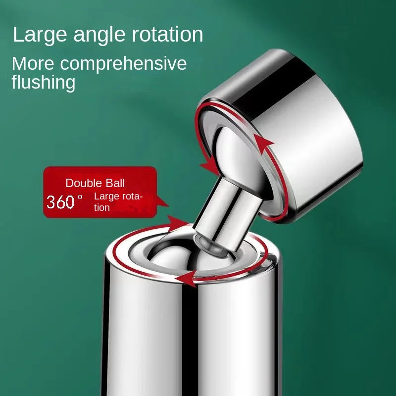 Kitchen Faucet Scrape Wash Anti-splash Faucet 360 ° Rotating Bubblers Lengthening Extender Home Kitchen and Bath Shower