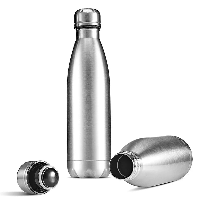 350/500/750/1000ml Stainles Steel Insulated Vacuum Thermos Water Bottle Double Wall BPA Free Bottles for Sports Bottles Girls
