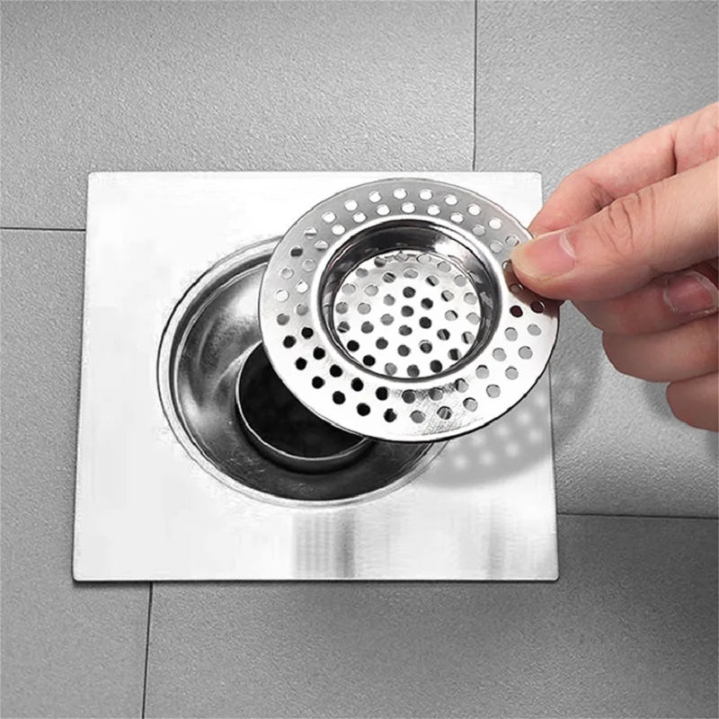 Kitchen Sink Strainer Stainless Steel Drain Filter with Large Wide Rim