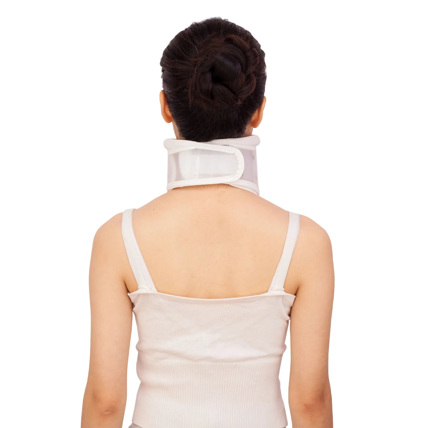 Neck support fixator protects neck collar neck protector adjustable split neck brace breathable cervical spine traction device