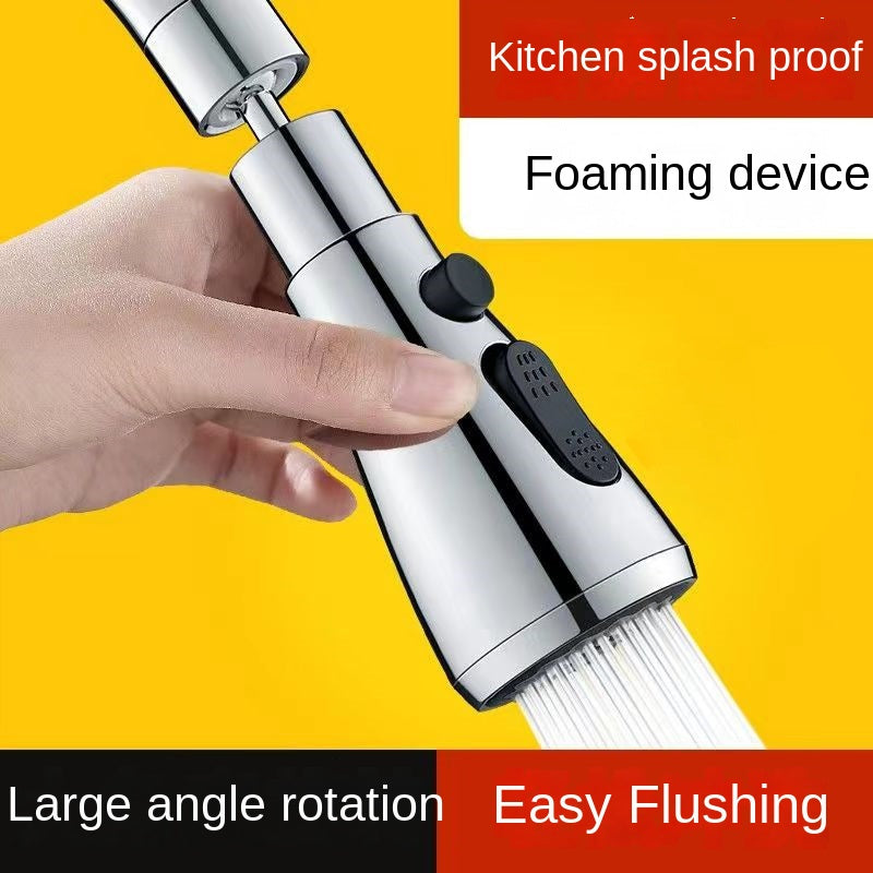 Kitchen Faucet Scrape Wash Anti-splash Faucet 360 ° Rotating Bubblers Lengthening Extender Home Kitchen and Bath Shower