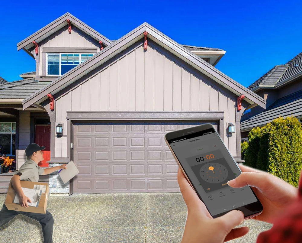 Tuya WiFi Switch Garage Door Controller Smart Door Opener Work with Alexa Google Home Smart Life Tuya APP Control No Hub Require