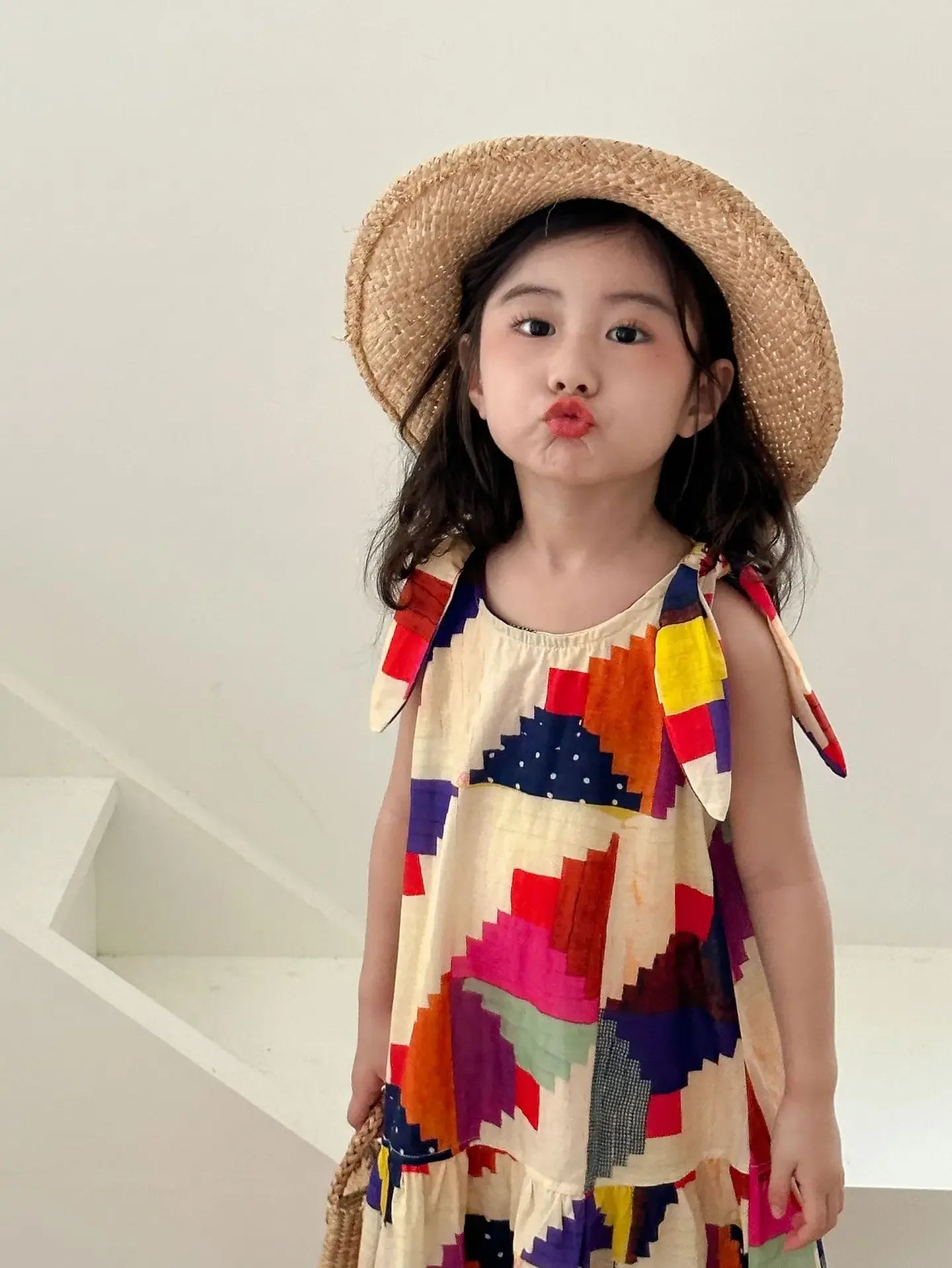Children's Clothes 2025 Summer New Boy's Shirt Suit Or Baby Girl Dress Holiday Clothes Brother And Sister Clothes