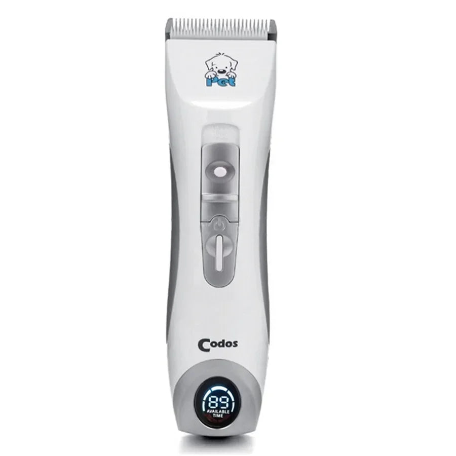 Codos CP9600 Professional Pet Clipper Cat Dog Clippers Shaver Electric Grooming Trimmer Rechargeable Haircut Machine LCD Display