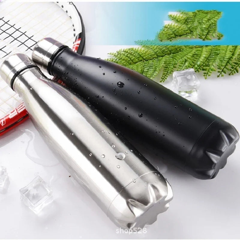 350/500/750/1000ml Stainles Steel Insulated Vacuum Thermos Water Bottle Double Wall BPA Free Bottles for Sports Bottles Girls
