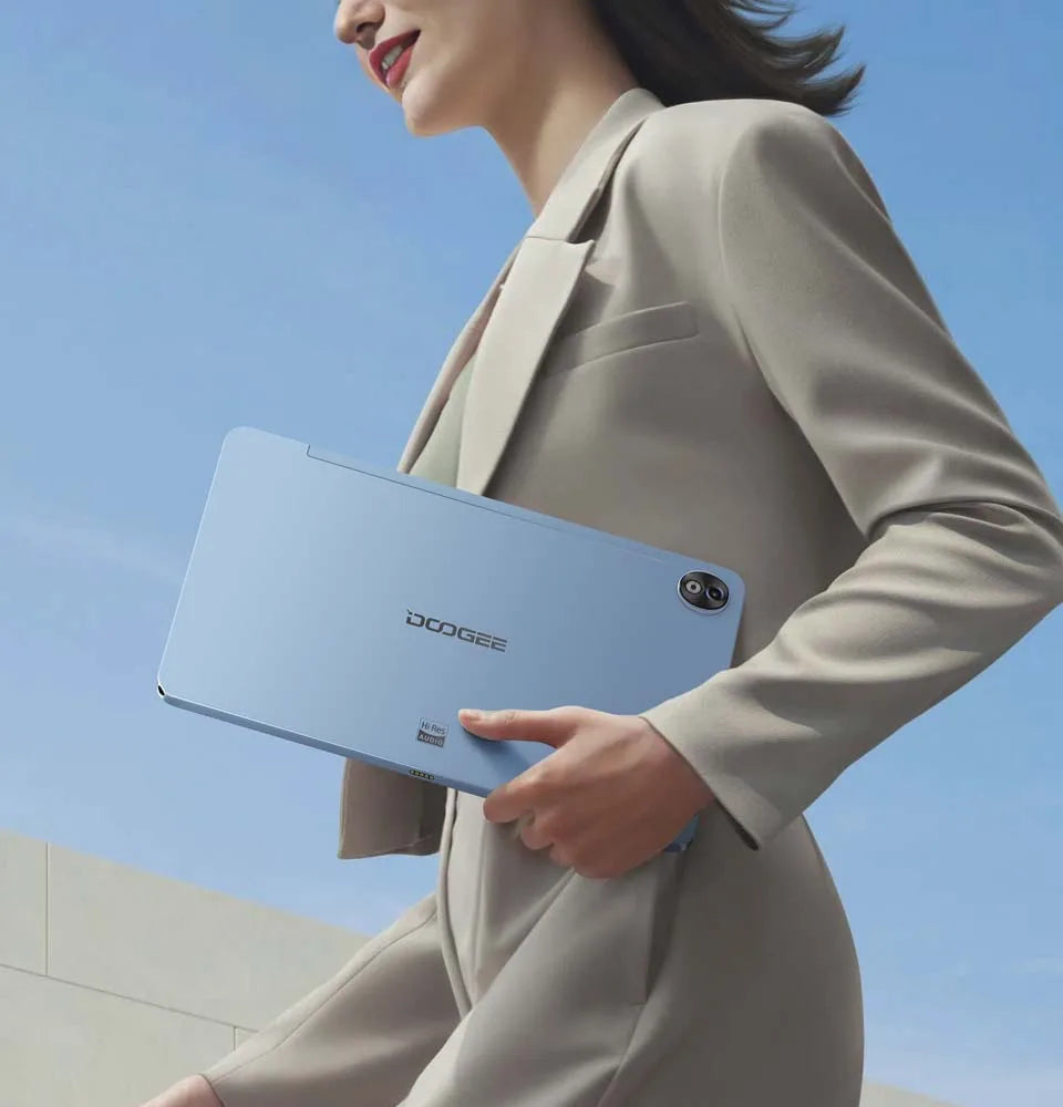 World Premiere DOOGEE T40 Pro Tablet 12" IPS 2.4K 20GB(8+12) 512GB Android 14 Helio G99 6nm 10800mAh 18W Charge 7.6mm ultra-thin