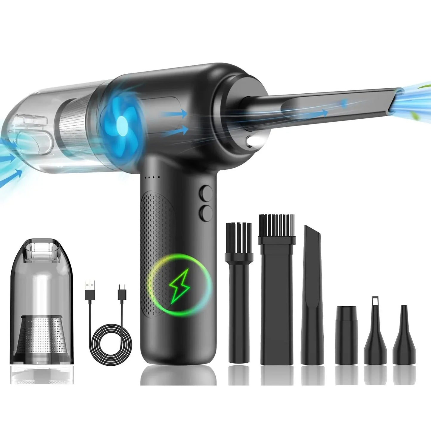 Xiaomi Youpin Vacuum Cleaner Wireless Air Duster Rechargeable Blow And Suck Vacuum Cleaner Electric Strong Suction Power Home
