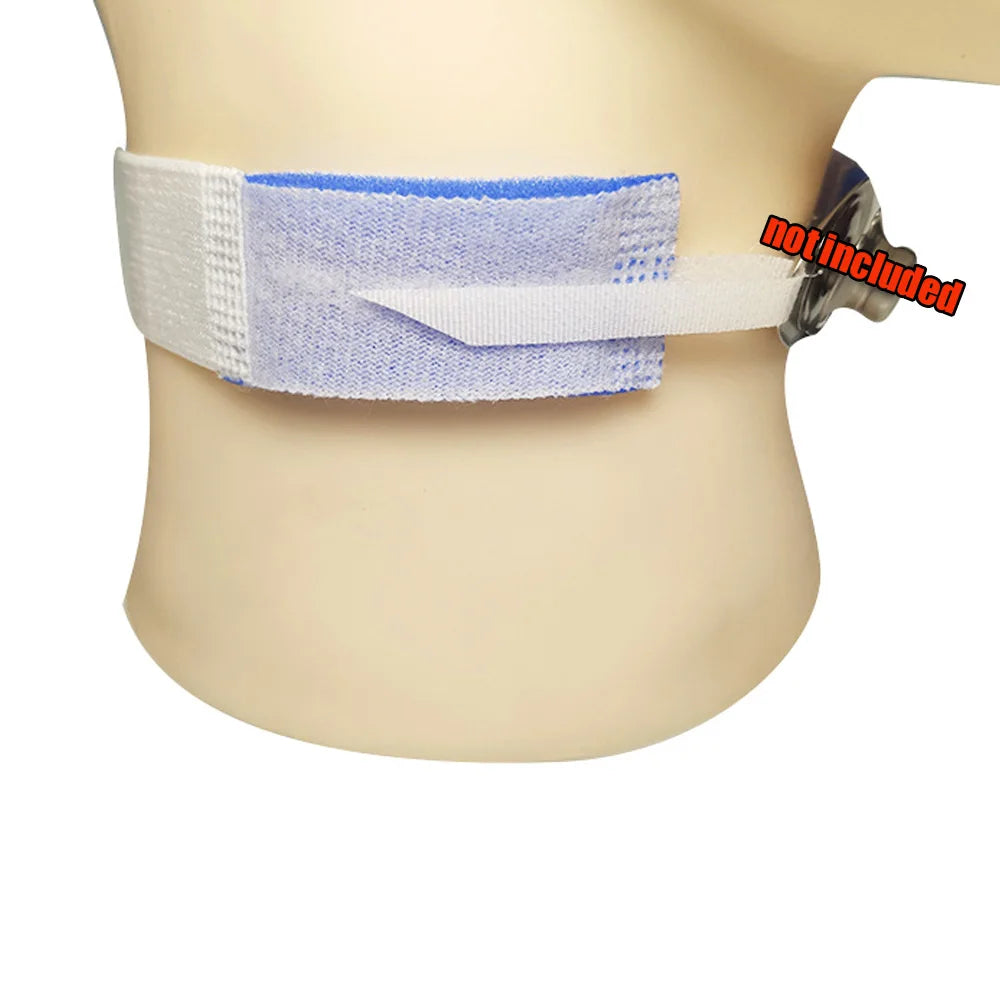 Neck Support Medical Tracheotomy Catheter Fixation Strap Tracheal Fixation Strap Ultra-soft Tracheostomy Intubation Strap Holder