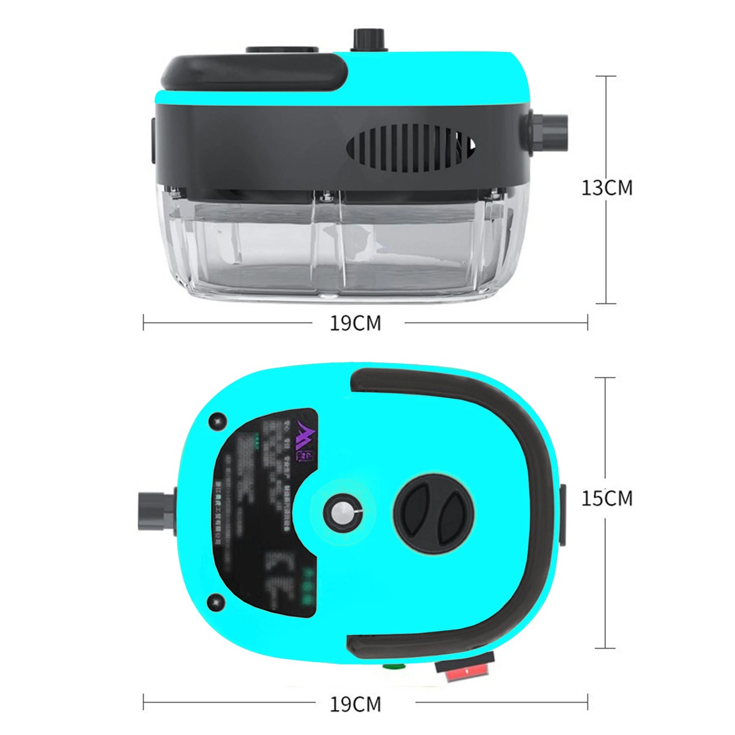 Steam Cleaner High Pressure and Temperature Sterilization Handheld Home Cleaning Air Conditioner Kitchen Hood Car Washer