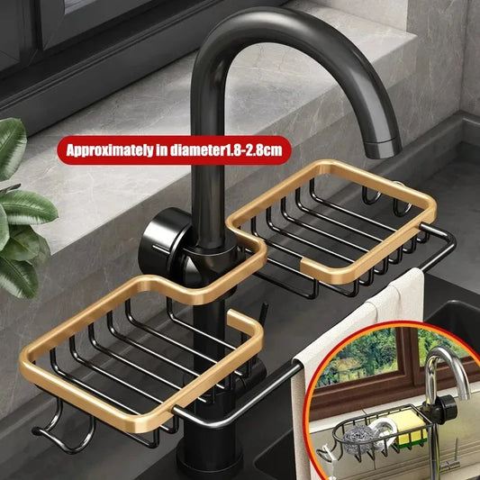 Kitchen Storage Rack Dish Drying Rack Wall Shelf Supplies Towel Sink Racks Fixture Home Improvement Kitchen Cabinet Storage