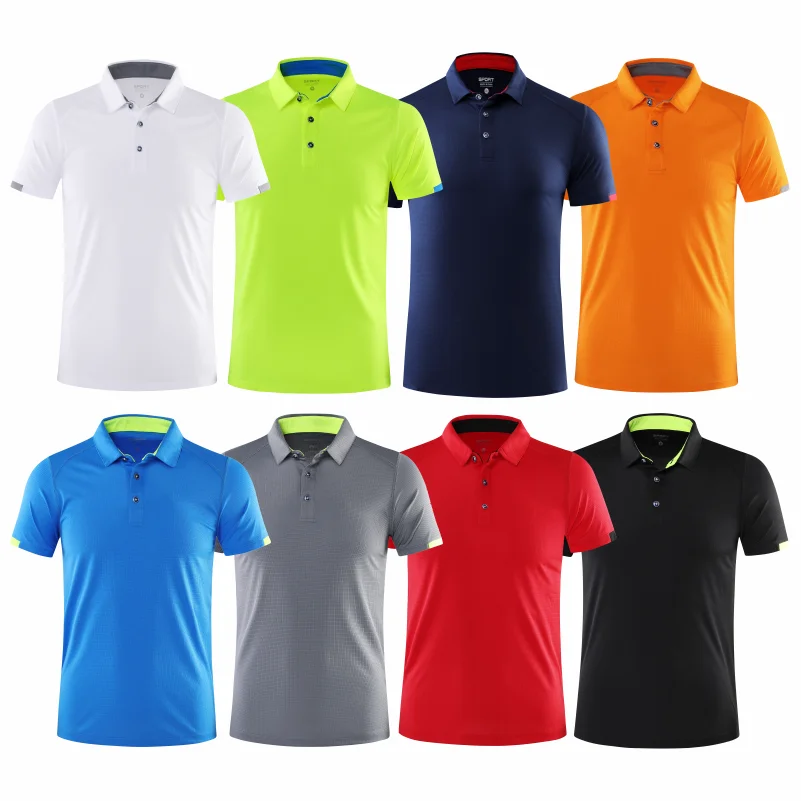 Men Casual Sports Quick-drying Lapel Short-sleeved POLO Shirt Cycling Suit Fitness Suit For Men