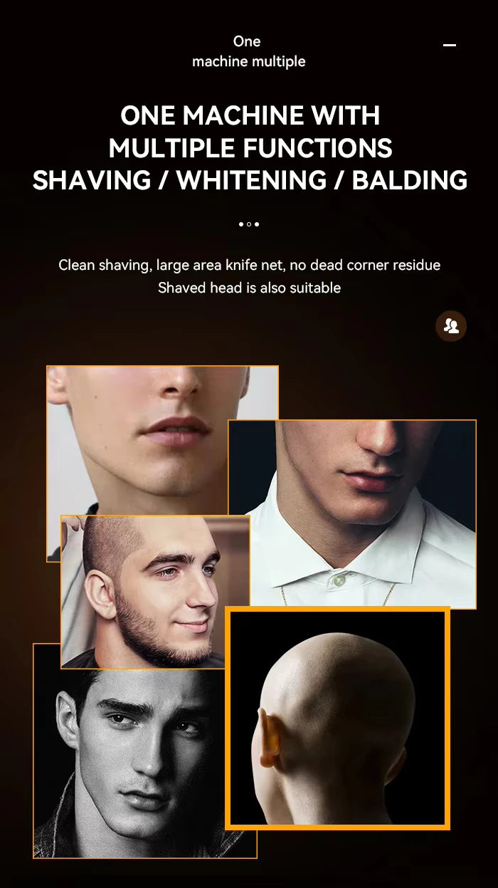 KEMEI High Quality Male  Three Blade Heads Electric Shaver Shaving Machine Foil Trimmer Razor KM-3209
