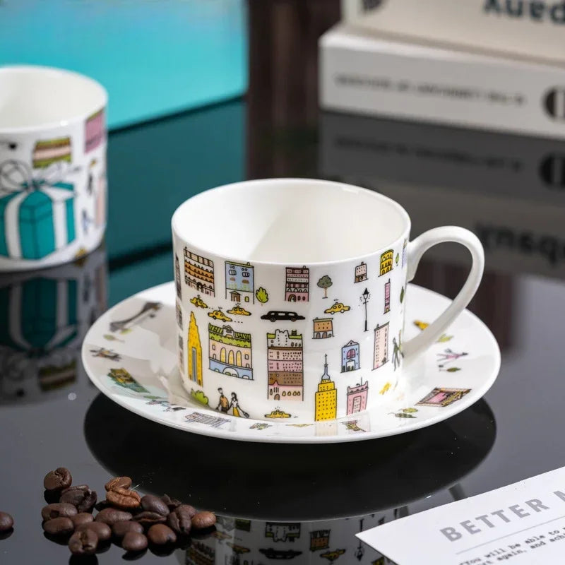2025 New Famous Luxury Designer Teacup, Makeup Cup, Cute Style Coffee Cup, Large Capacity Exquisite Ornament