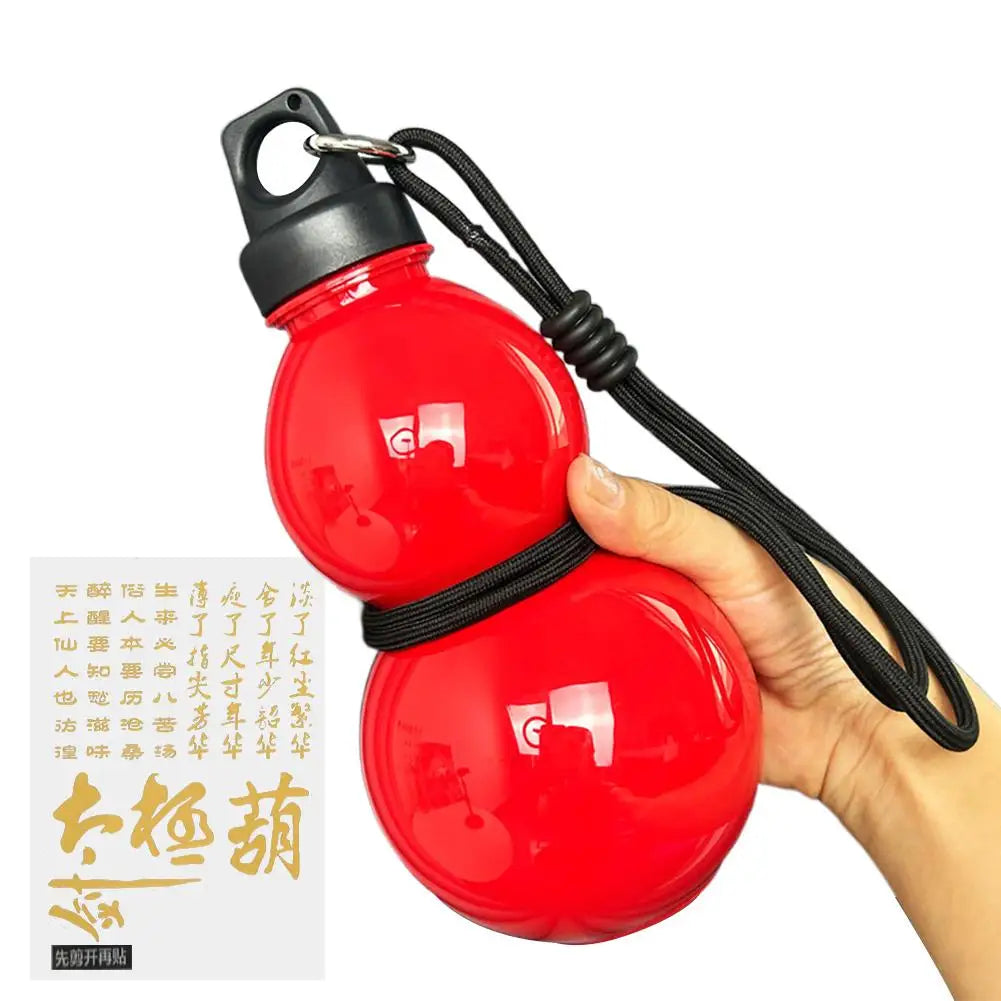 800ml Gourd Water Bottle Child Water Gourd Kettle Chinese Retro-Inspired Leakproof Water Jug for School PC Water Kettle