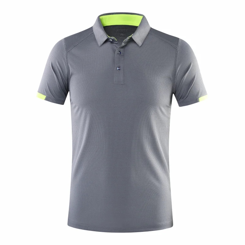 Men Casual Sports Quick-drying Lapel Short-sleeved POLO Shirt Cycling Suit Fitness Suit For Men