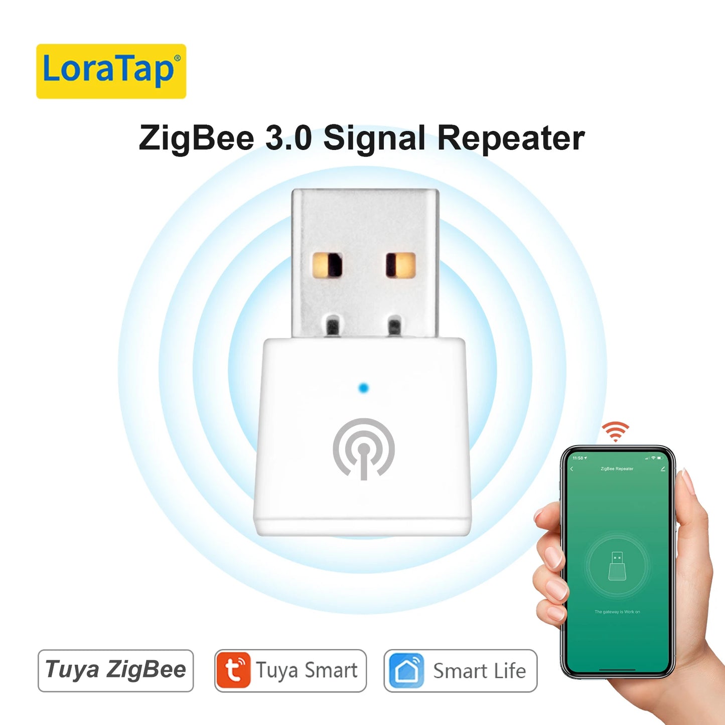 LoraTap ZigBee Curtains Roller Shutters Blinds Switch Control Connected Motor Google Home Alexa Electric Window Tuya Smart Life