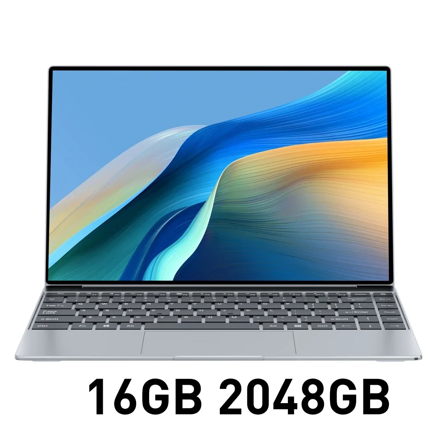 14.1" Laptop Windows 11 Pro Ultra Slim Notebook Gamer Intel Pentium N3700 16GB 1024GB 1920*1080 Display Office Study Computer PC