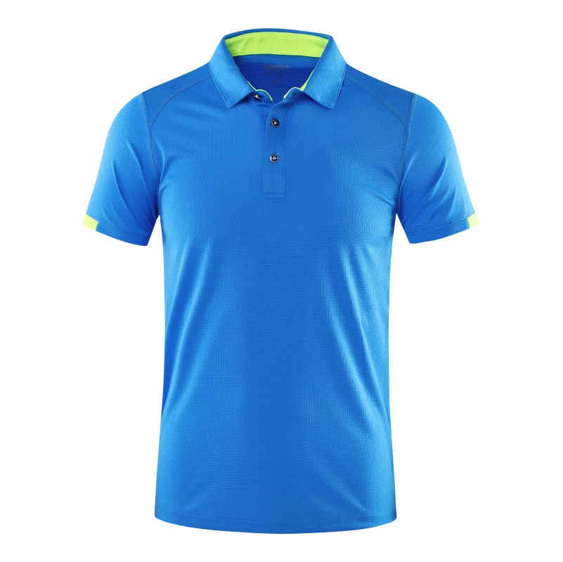 Men Casual Sports Quick-drying Lapel Short-sleeved POLO Shirt Cycling Suit Fitness Suit For Men