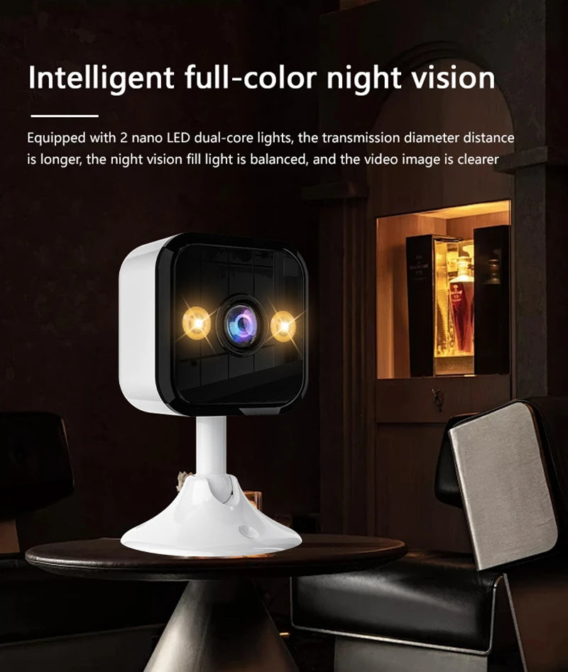 2025 New 2K Security Camera 3MP HD Wifi Smart Home Webcam 2-Way Audio Color Night Motion Detect Surveillance Cam With Lights