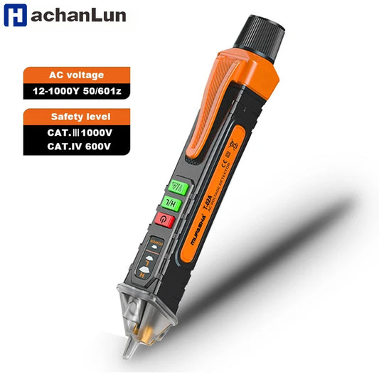 Non-Contact Voltage Detector Electrical 12-1000V Pen AC Voltage Tester Smart Breakpoint Finder