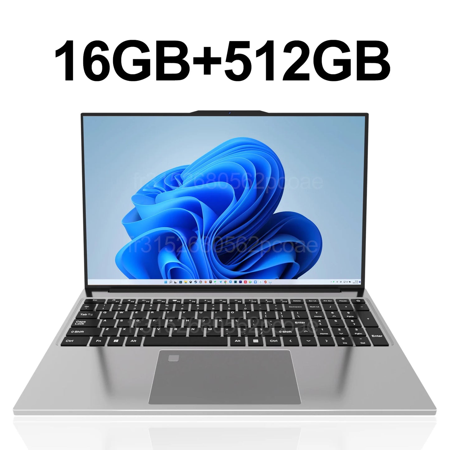 15.6"Ultra Slim Laptop 32GB RAM 2048GB SSD Intel Core i7-6500U Notebook Gamer 1920*1080 Display Office Study Computer Windows 11
