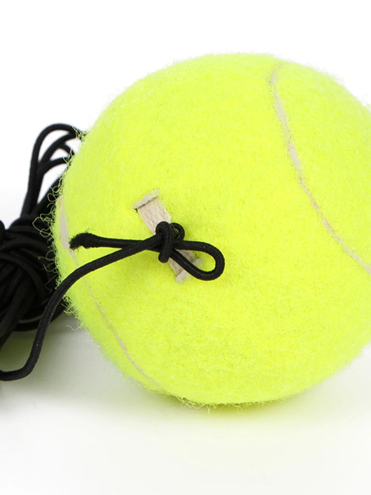 1set Tennis Trainer Professional Training Primary Tool Self-study Rebound Ball Exercise Tennis Ball Indoor Tennis Practice Tool