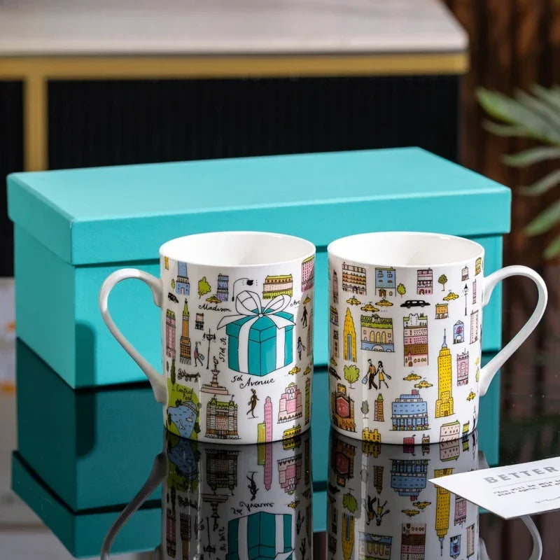 2025 New Famous Luxury Designer Teacup, Makeup Cup, Cute Style Coffee Cup, Large Capacity Exquisite Ornament