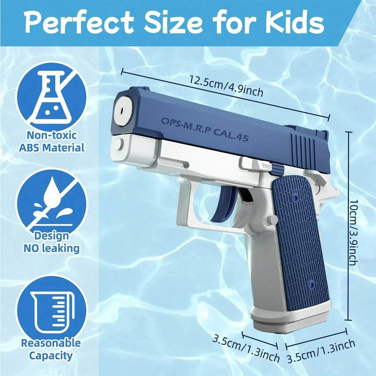 M1911 Water Guns Pistol Toy Squirt Guns for children Summer Pool Beach Shooting Games Outdoor Toys, Water Blaster Pistol for Kids Adult