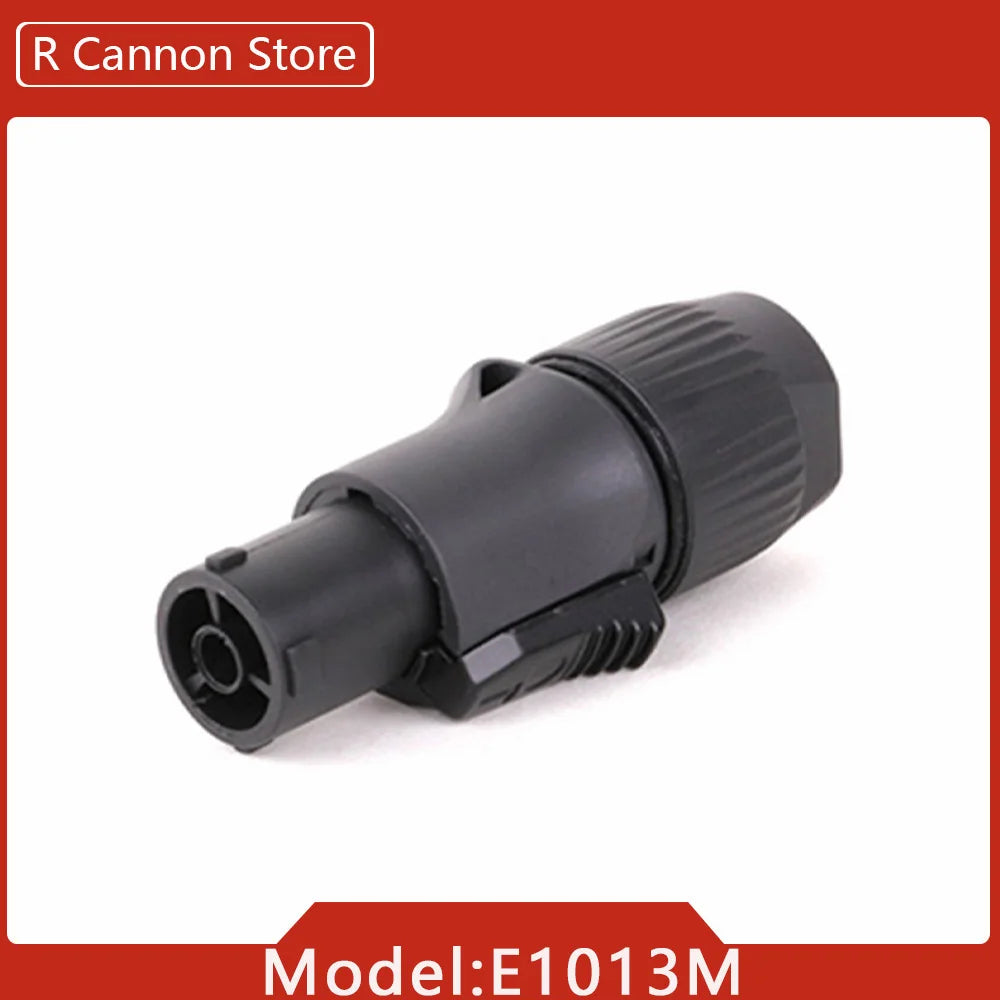10pcs 3Pins In/Output Waterproof Locking Powercon Male Plug Female Chassis Wire Cable Connectors PA66 Material IP65 Grade