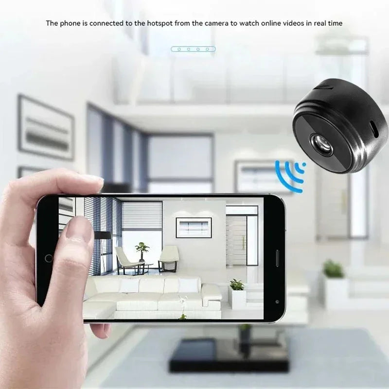 Home Security A9 Camera HD Wireless WIFI Network 1080p Infrared Night Vision For Outdoor Sports With Surveillance Features