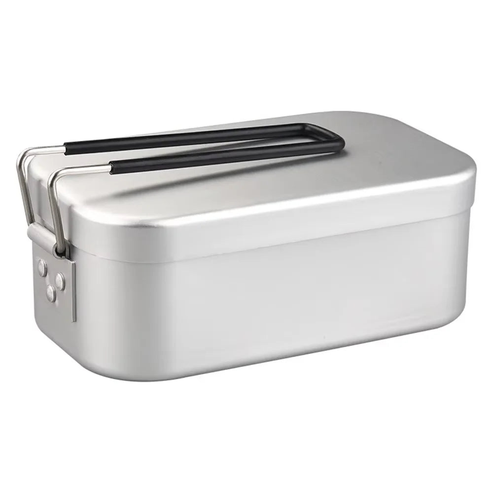 Ultralight Tableware Camping Cookware Lunch Box Cooking Pots Picnic Accessories Outdoor Cutlery Kitchen Set Hiking Sports