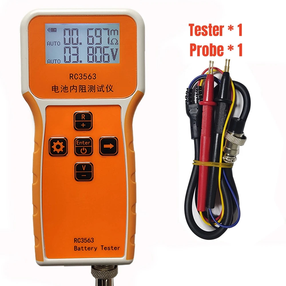 RC3563 18650 Battery Voltage Internal Resistance Tester High-precision Trithium Lithium Iron Phosphate Battery Tester True 4Wire