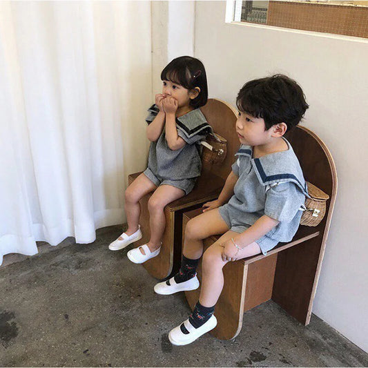 Children's Clothing Clothing Sets For Boys Girls Muslin Clothes Kids Todler Top And Shorts 2pcs Outfits Spanish Baby Cotton Suit