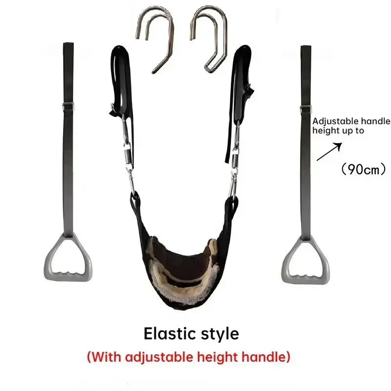 Neck Exercise Stretcher Horizontal Bar Hook Type Household Sling Neck Massager Nursing Rehabilitation Cervical Traction Belt