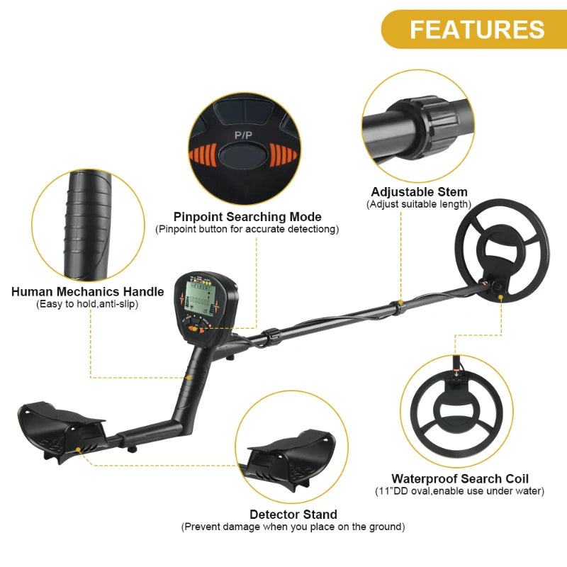 MD830 Metal Detector Underground Accurate positioning A treasure hunter Gold Detector Treasure Hunter Detecting Pinpointer