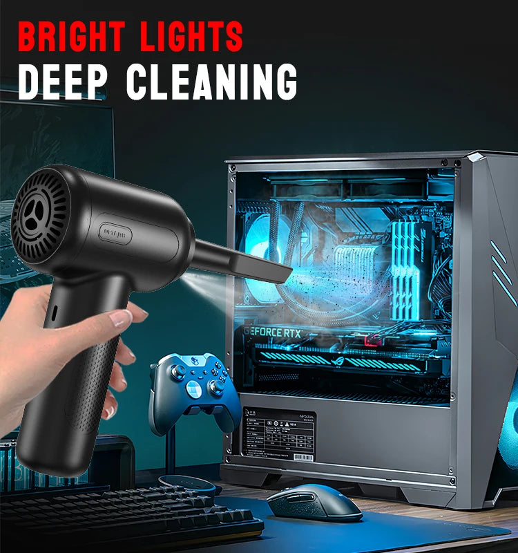 Xiaomi Youpin Vacuum Cleaner Wireless Air Duster Rechargeable Blow And Suck Vacuum Cleaner Electric Strong Suction Power Home