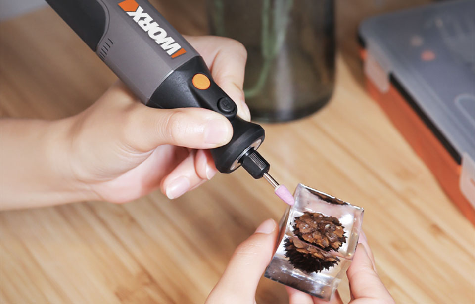 Worx 8V Rotary Tool WX106 Cordless Mini Drill Engraving Grinding Polishing Machine USB Charger Variable Speed Power Tools Set
