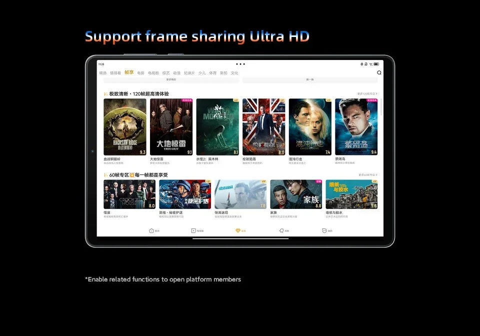 Original Lenovo LEGION Y700 2023 8.8 Inch Snapdragon 8+ ZUI15 16G 512G 12G 256G WIFI Dual-type-C Interface Gaming Tablet